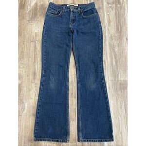 Express Low Rise Flare Jeans Precision Fit Women’s Sz 3/4